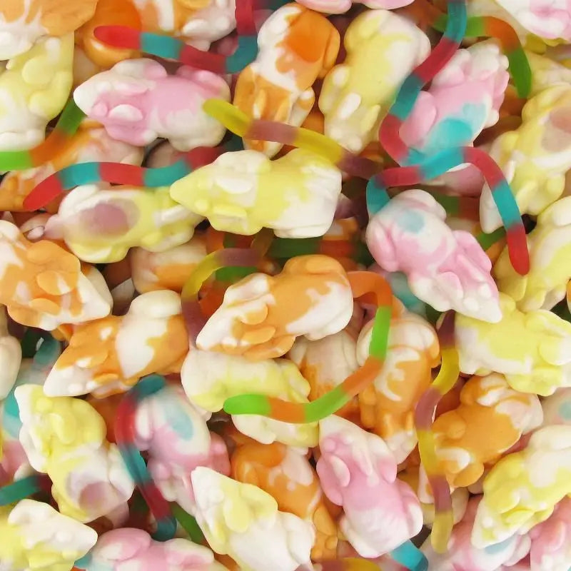 SOURIS MULTICOLORES GÉLIFIÉ Ma boutique